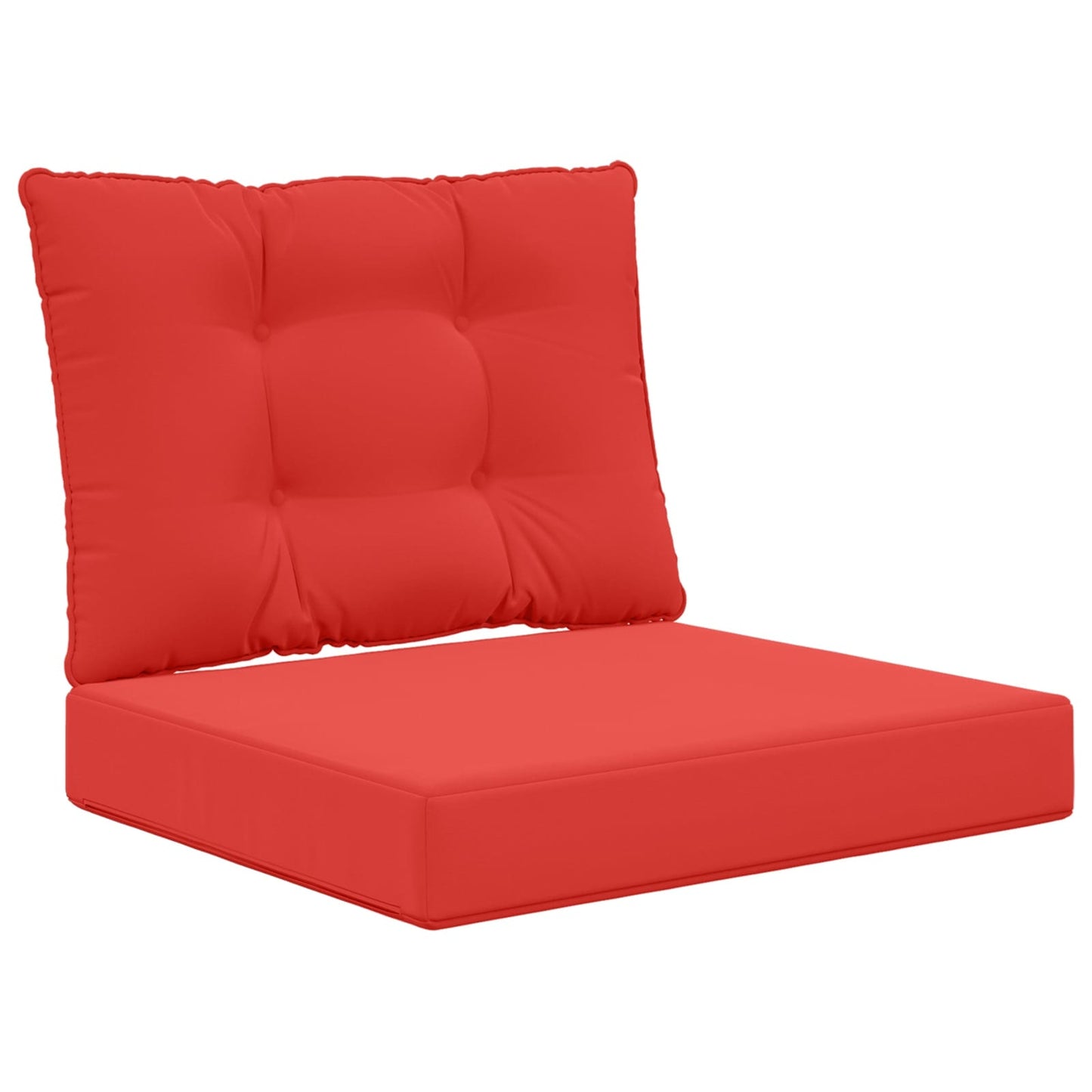 vidaXL Μαξιλάρι Καναπέ Εξωτερικού Χώρου 2 pcs Κόκκινο Πολυεστέρας