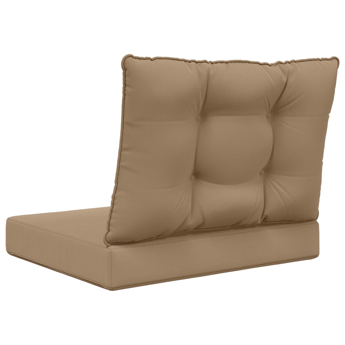 vidaXL Μαξιλάρι Καναπέ Εξωτερικού Χώρου 2 pcs Taupe Πολυεστέρας