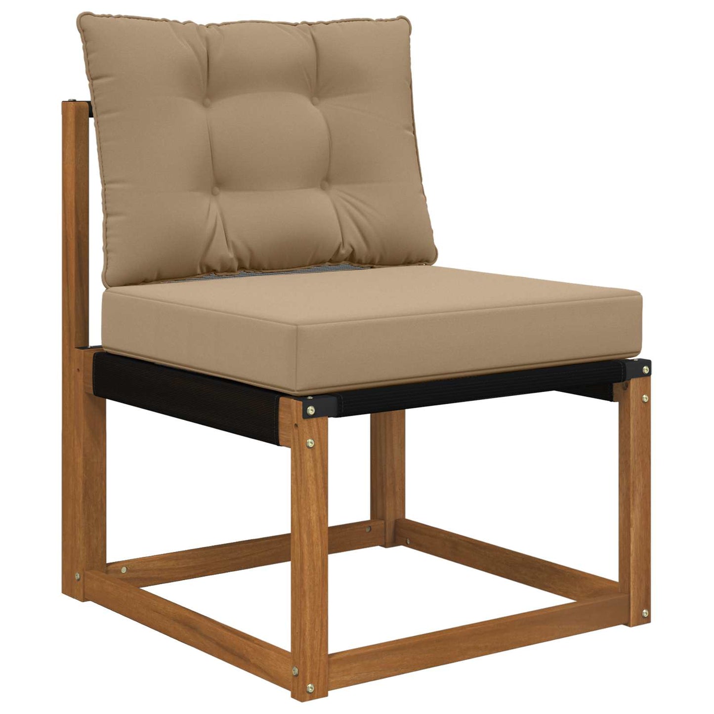 vidaXL Μαξιλάρι Καναπέ Εξωτερικού Χώρου 2 pcs Taupe Πολυεστέρας