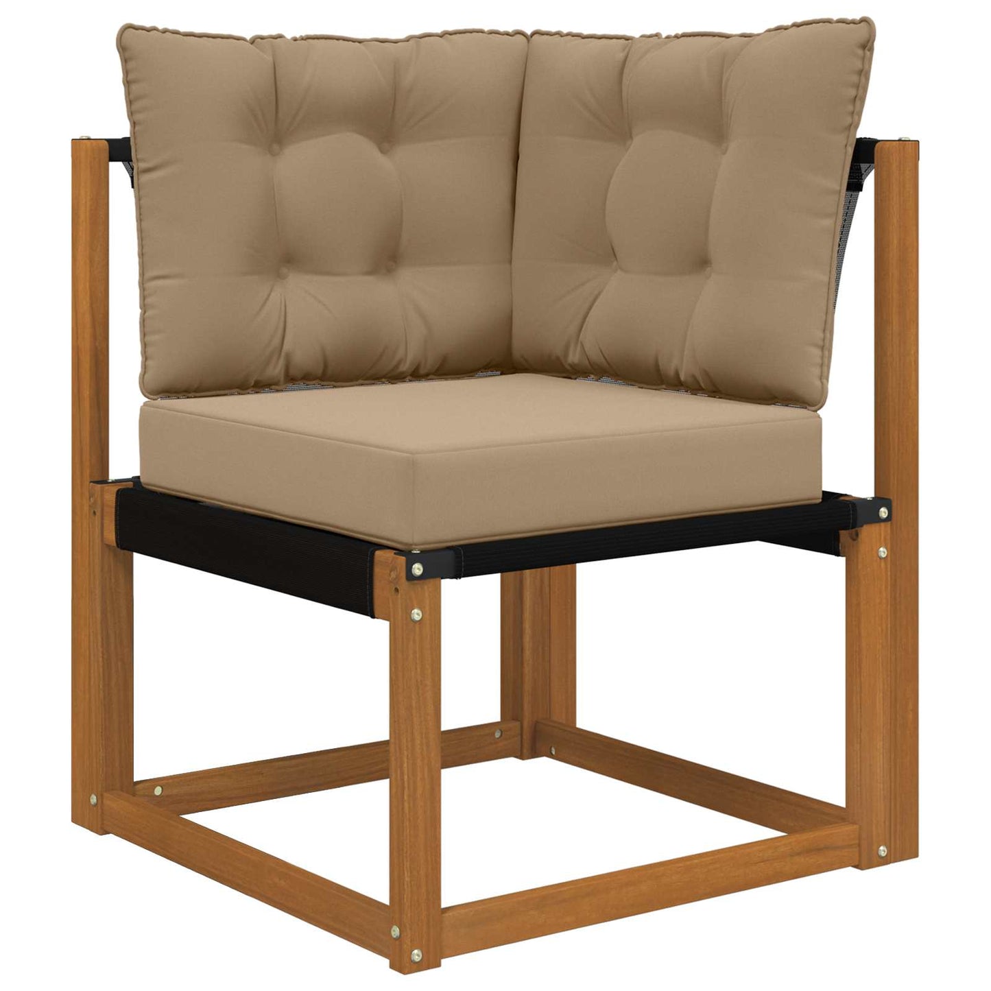 vidaXL Μαξιλάρι Καναπέ Εξωτερικού Χώρου 3 pcs Taupe Πολυεστέρας