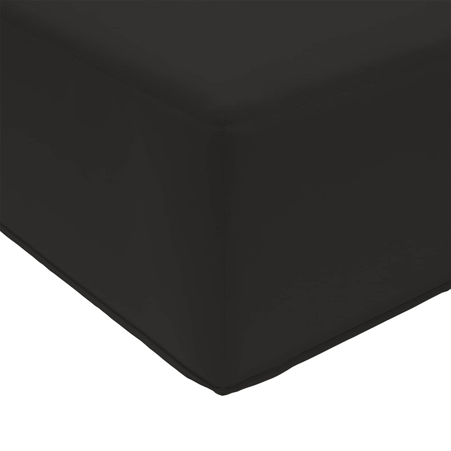 vidaXL Μαξιλάρι Καναπέ Εξωτερικού Χώρου Μαύρο 80 x 80 x 8 εκ