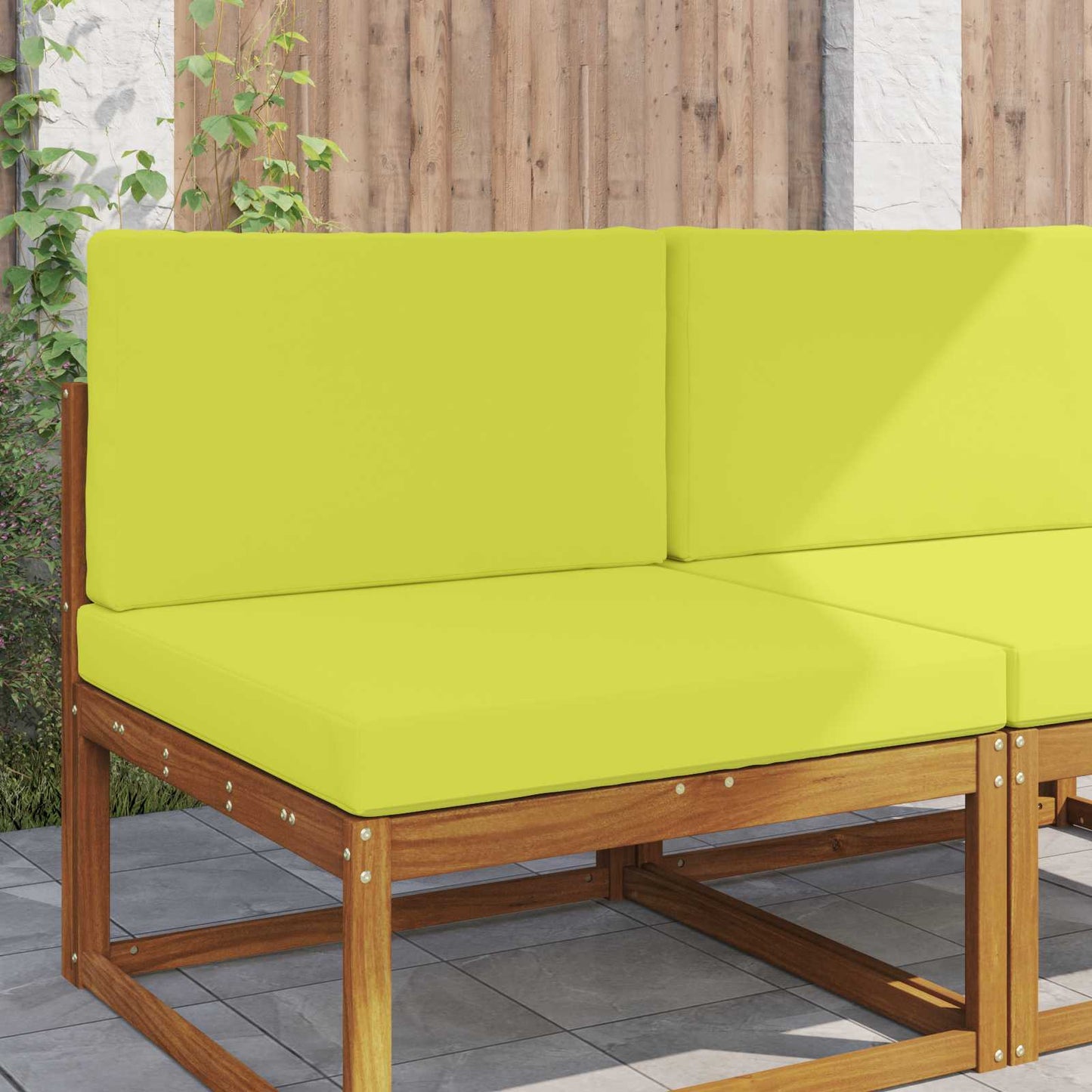 vidaXL Μαξιλάρι Καναπέ Εξωτερικού Χώρου 2 pcs Πράσινο Πολυεστέρας