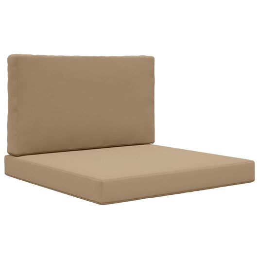 vidaXL Μαξιλάρι Καναπέ Εξωτερικού Χώρου 2 pcs Taupe Πολυεστέρας