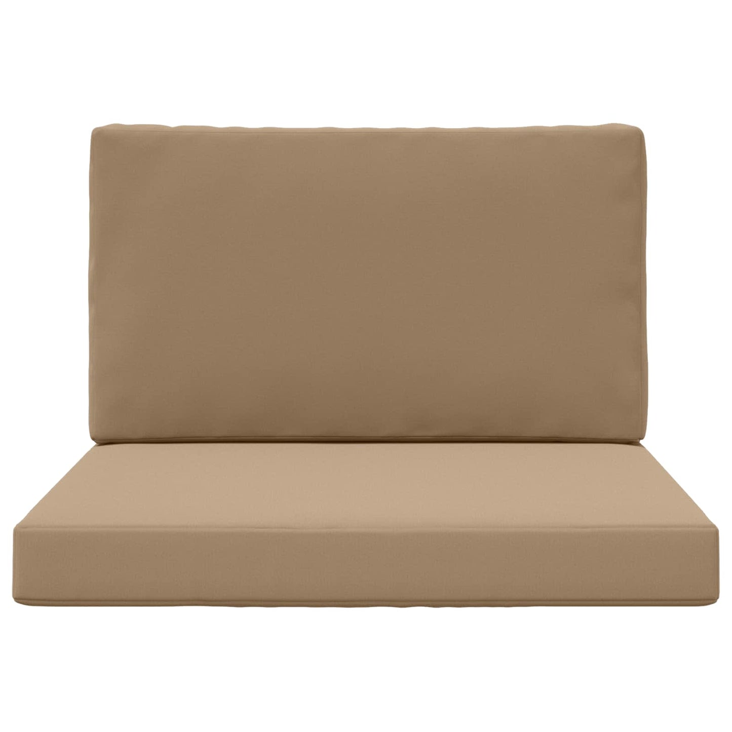 vidaXL Μαξιλάρι Καναπέ Εξωτερικού Χώρου 2 pcs Taupe Πολυεστέρας