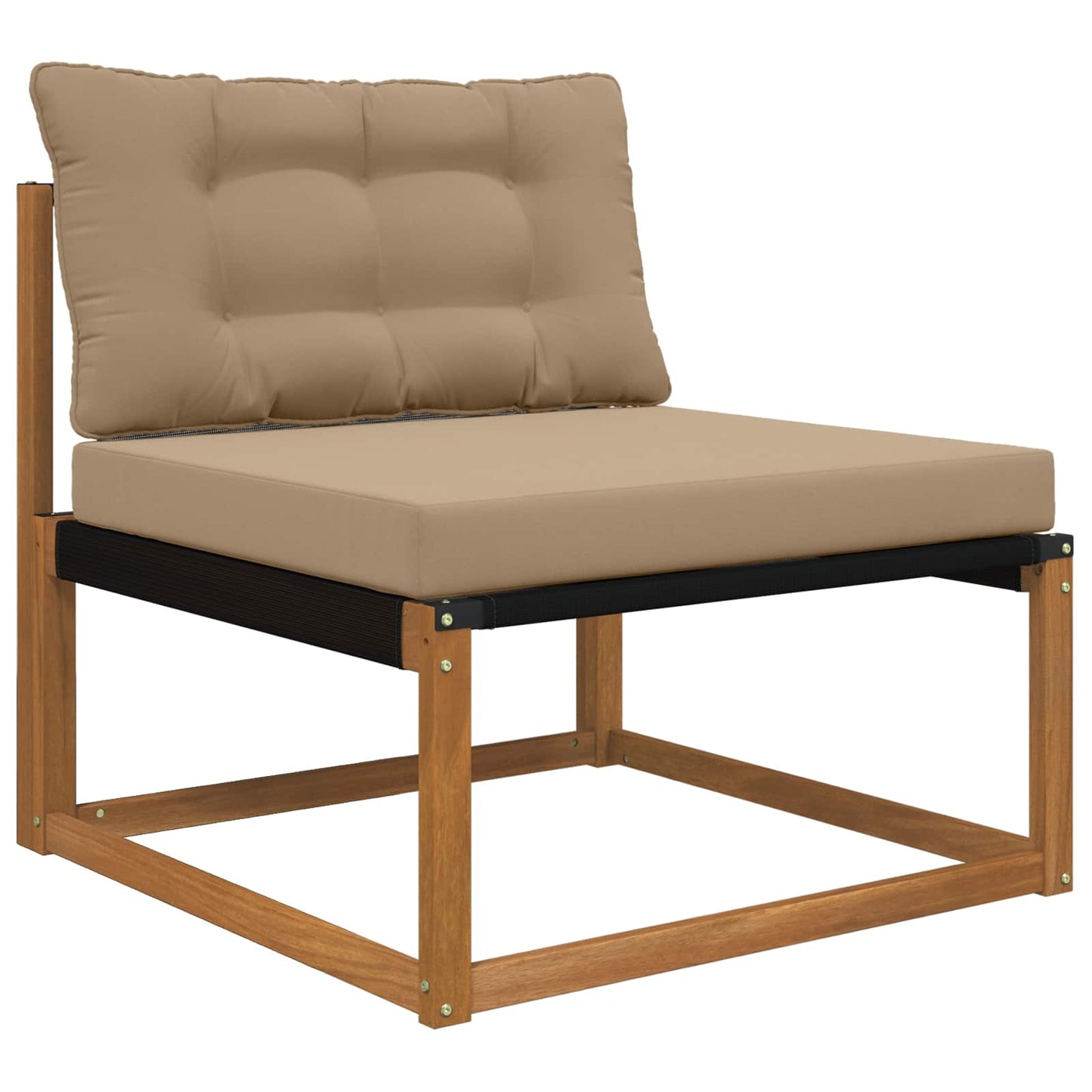 vidaXL Μαξιλάρι Καναπέ Εξωτερικού Χώρου 2 pcs Taupe Πολυεστέρας