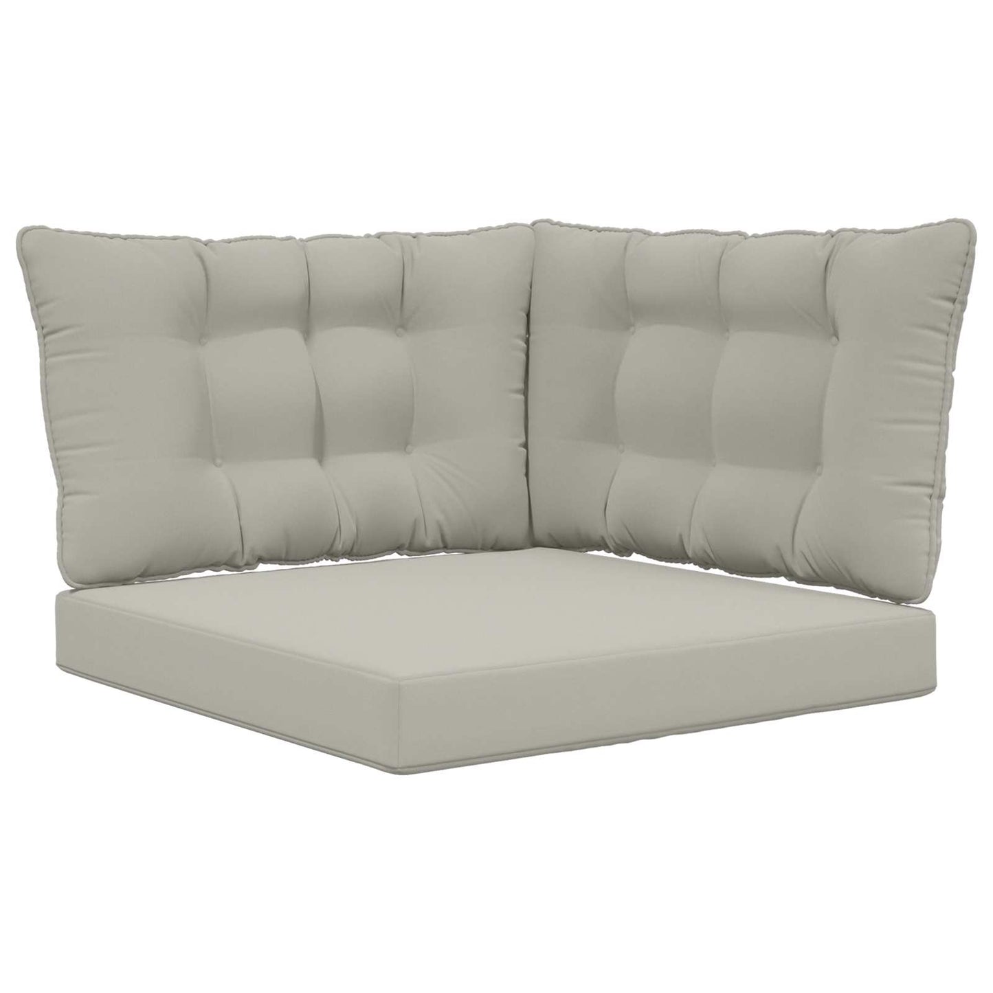 vidaXL Μαξιλάρι Καναπέ Εξωτερικού Χώρου 3 pcs Γκρι Πολυεστέρας
