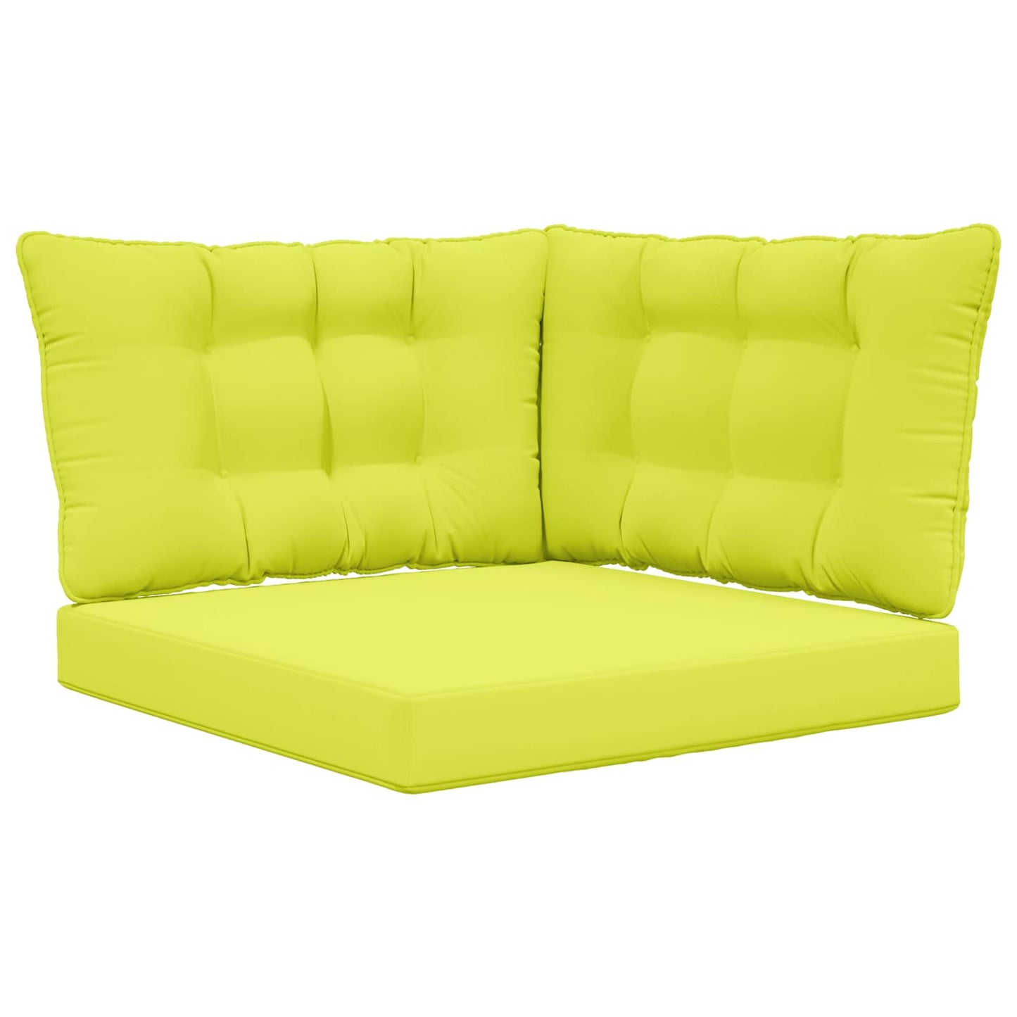 vidaXL Μαξιλάρι Καναπέ Εξωτερικού Χώρου 3 pcs Πράσινο Πολυεστέρας