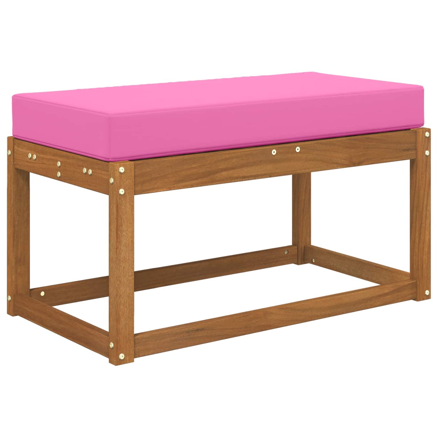 vidaXL Μαξιλάρια Καθίσματος Ροζ 80 x 40 x 8 cm 100% Πολυεστέρας