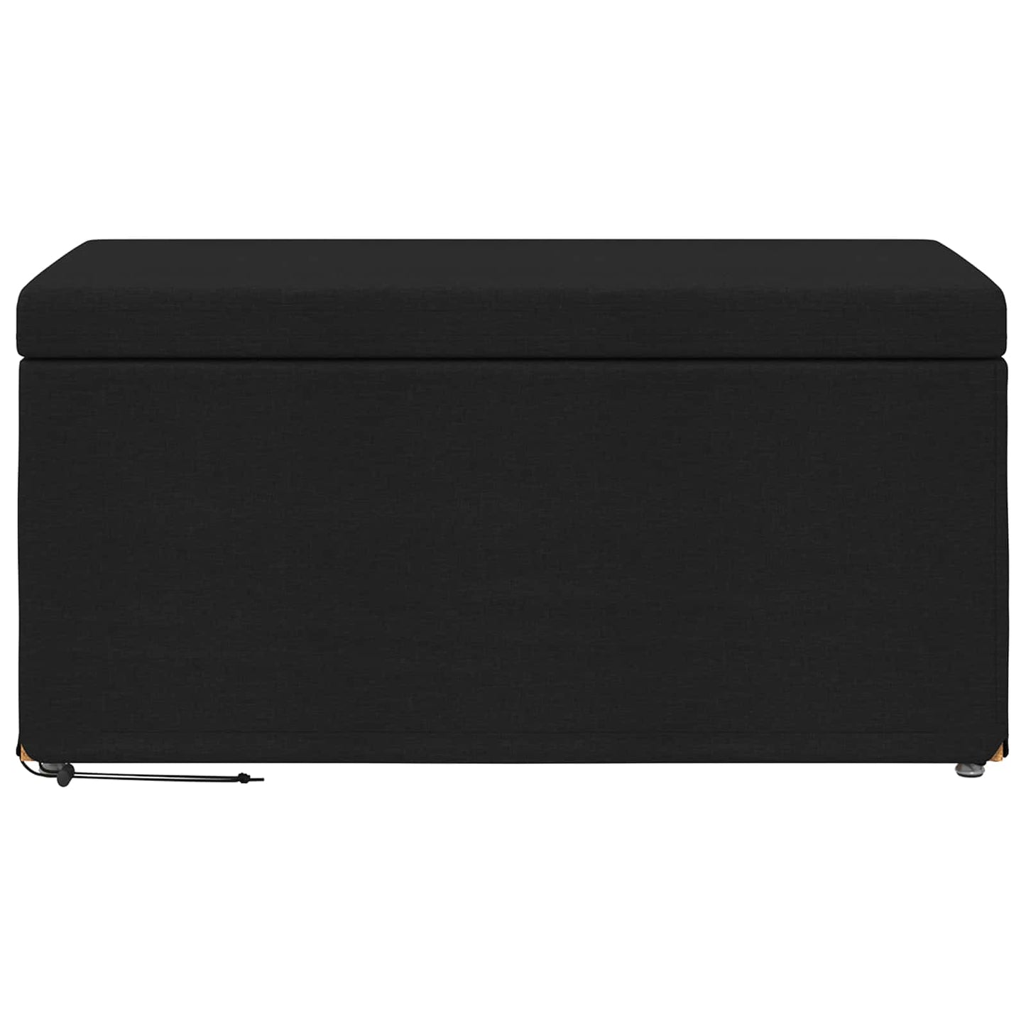vidaXL Σκαμνί Μαύρο 81 x 41 x 40 cm Ύφασμα και Επεξεργασμένο Ξύλο