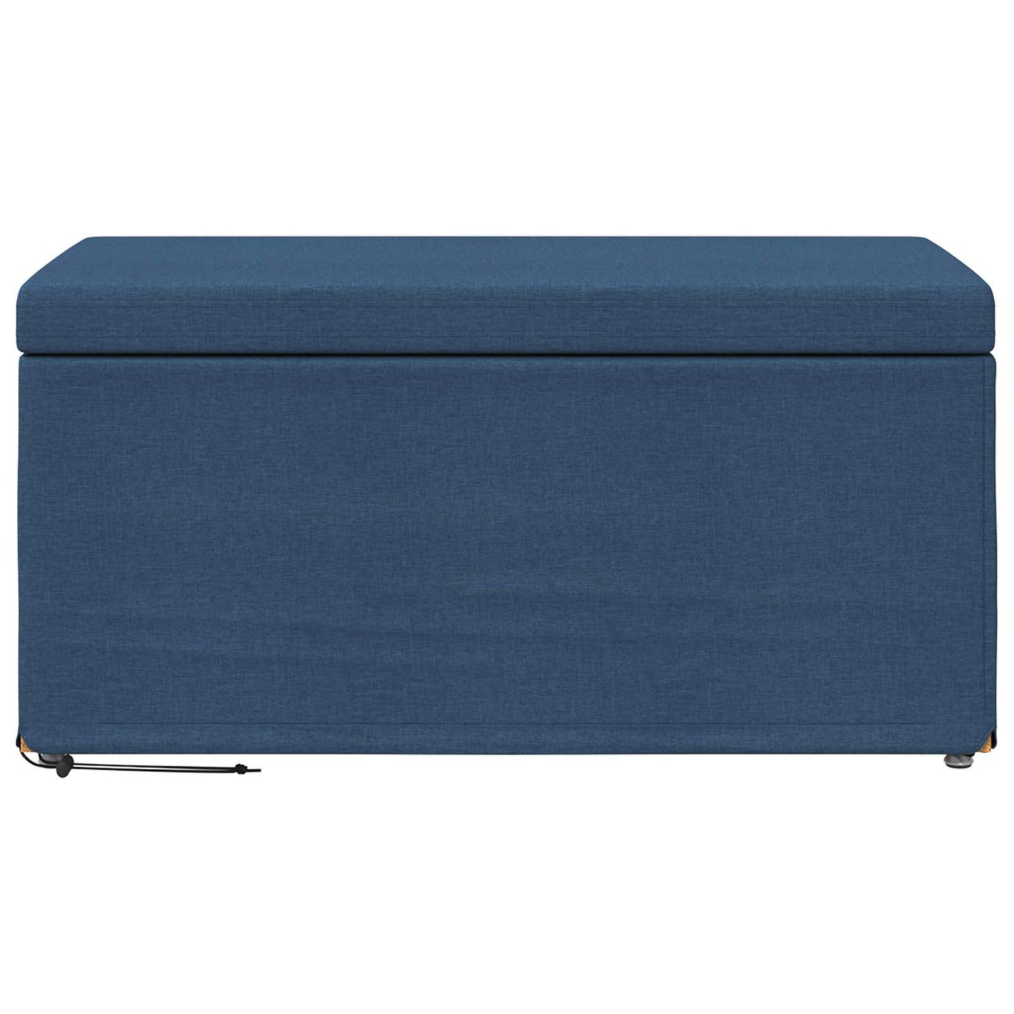 vidaXL Σκαμνί Μπλε 81 x 41 x 40 cm Ύφασμα και Επεξεργασμένο Ξύλο