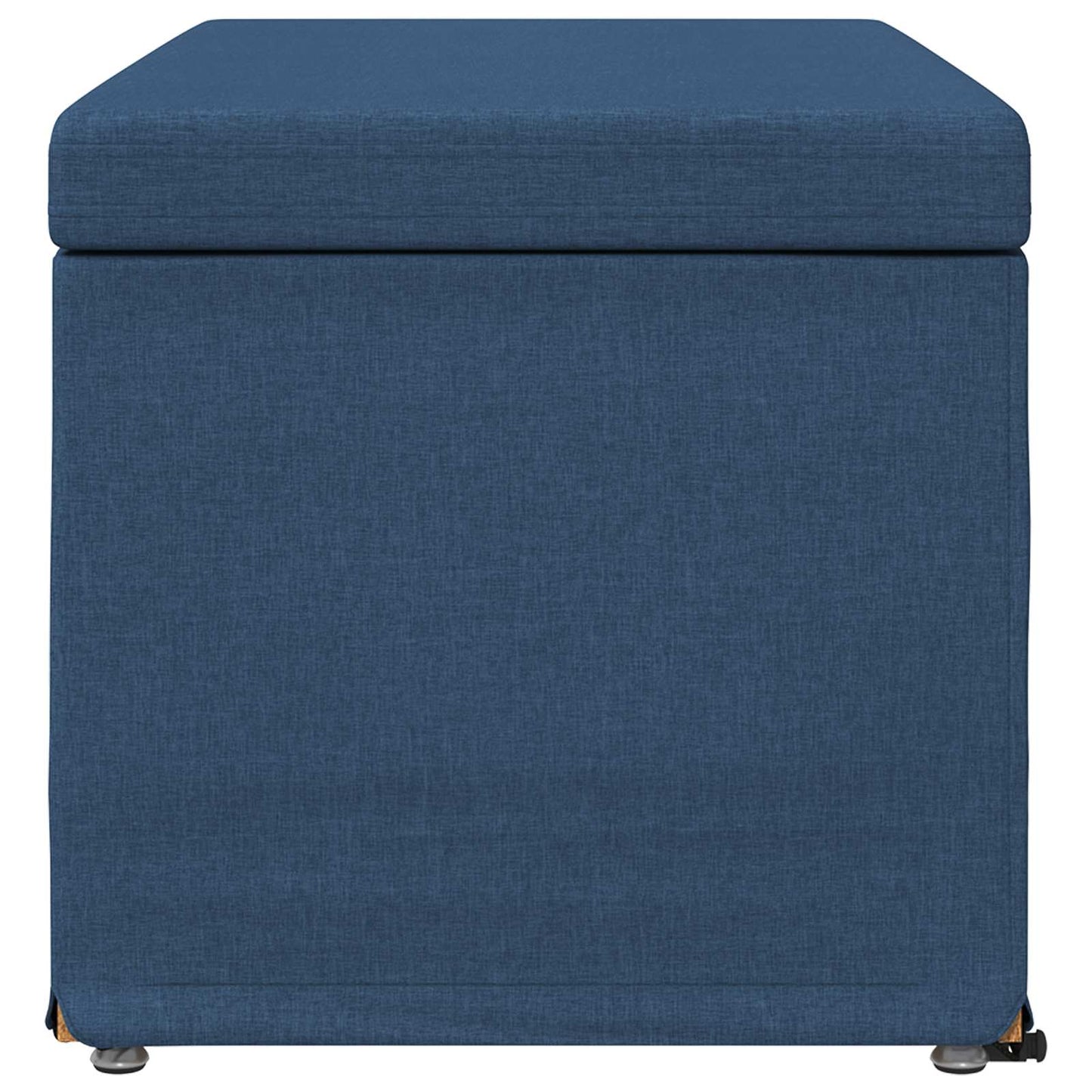 vidaXL Σκαμνί Μπλε 81 x 41 x 40 cm Ύφασμα και Επεξεργασμένο Ξύλο