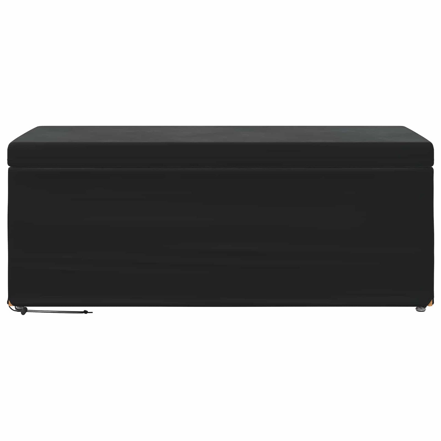vidaXL Σκαμνί Μαύρο 101 x 41 x 40 εκ Βελούδο και Μηχανικά Ξύλα
