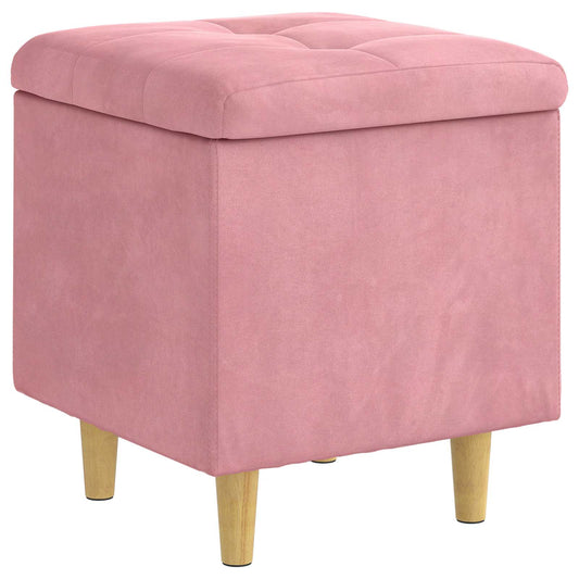 vidaXL Οθωμανό με Αποθηκευτικό Χώρο 40 x 40 x 45 cm Βελούδο