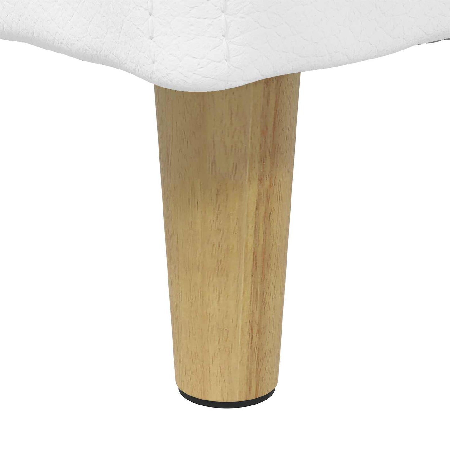 vidaXL Οθωμανικό αποθήκευσης Λευκός 60 x 60 x 45 cm Τεχνητό δέρμα