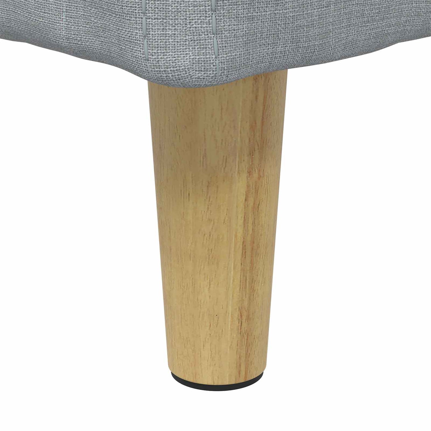 vidaXL Οθωμανικό αποθήκευσης Ανοιχτό γκρι 80 x 80 x 45 cm ύφασμα