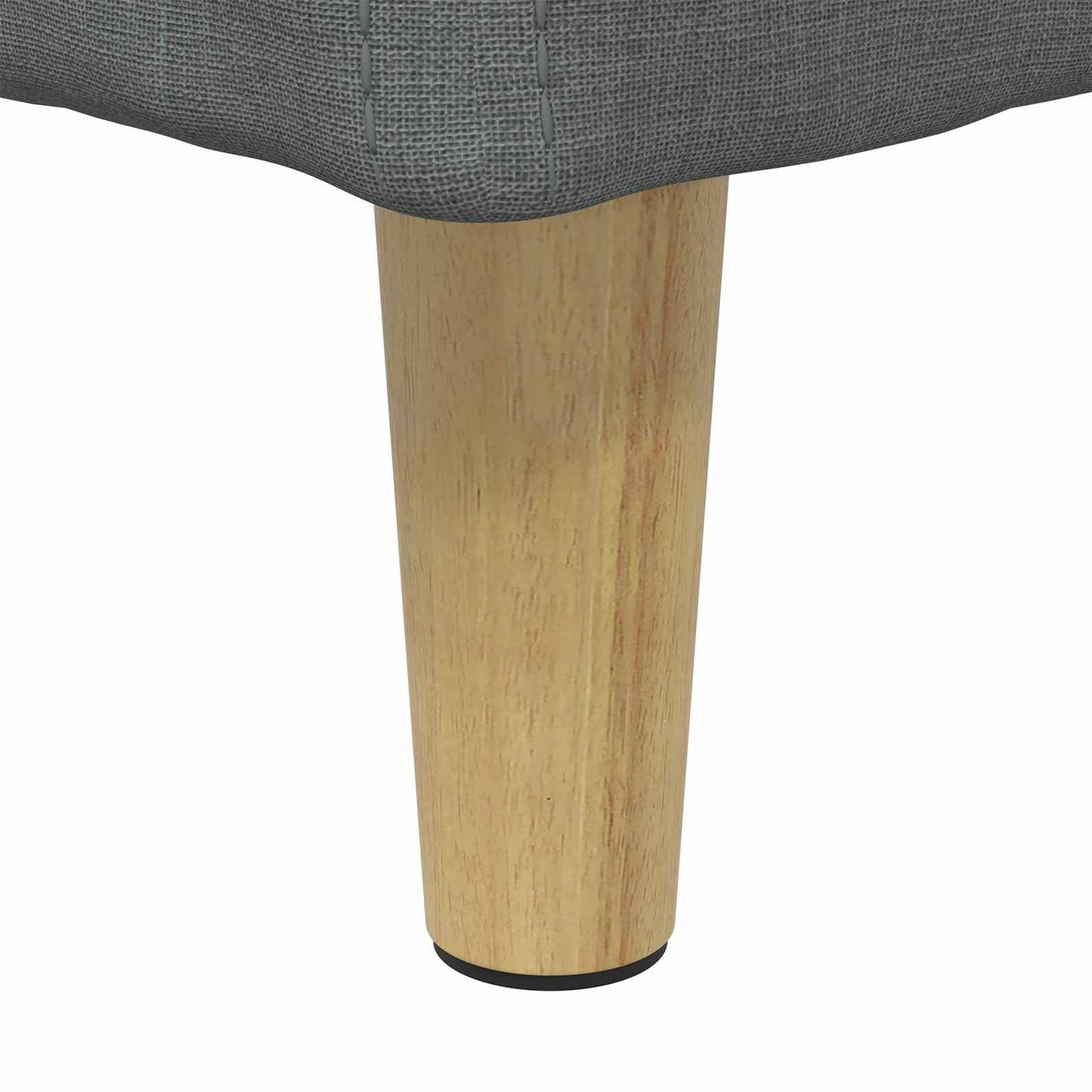 vidaXL Οθωμανικό αποθήκευσης Σκούρο Γκρι 80 x 80 x 45 cm ύφασμα