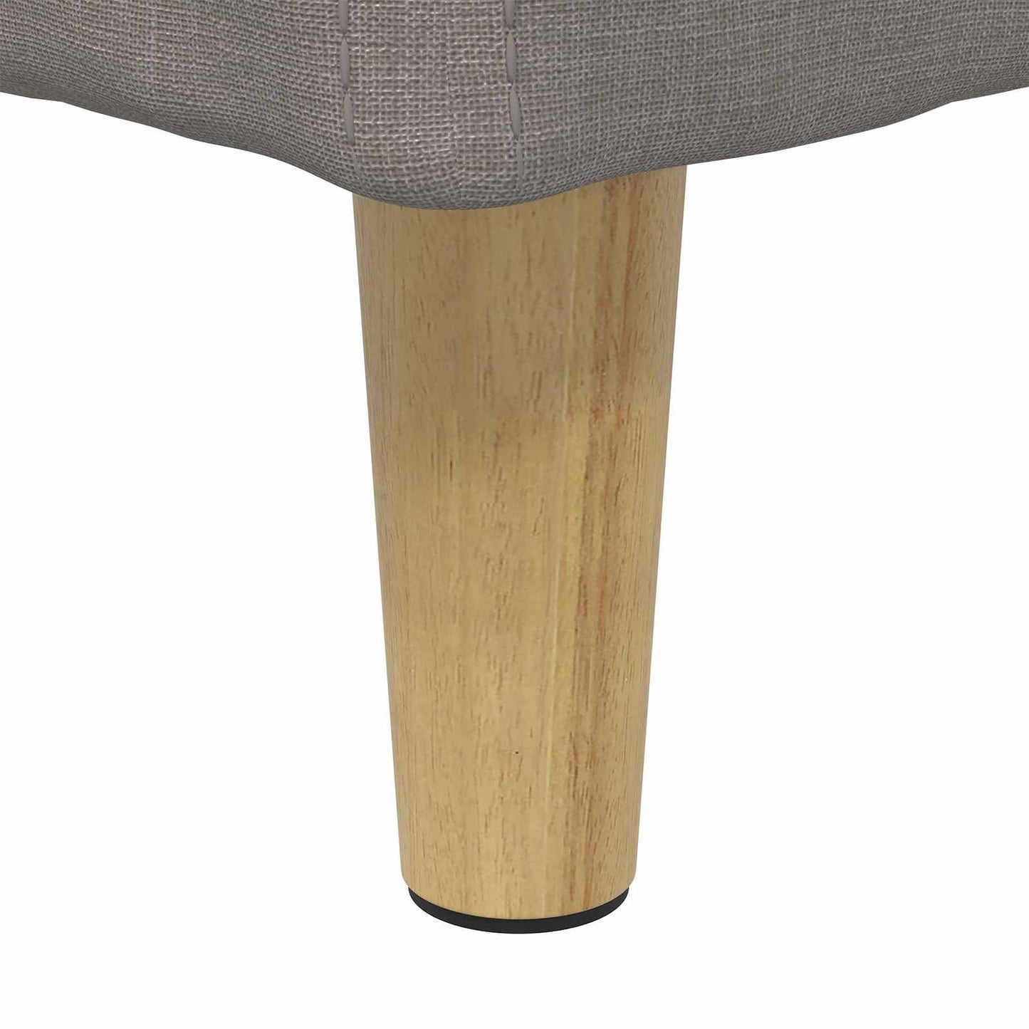 vidaXL Οθωμανικό αποθήκευσης με μαξιλάρι Taupe 80 x 80 x 45 cm ύφασμα