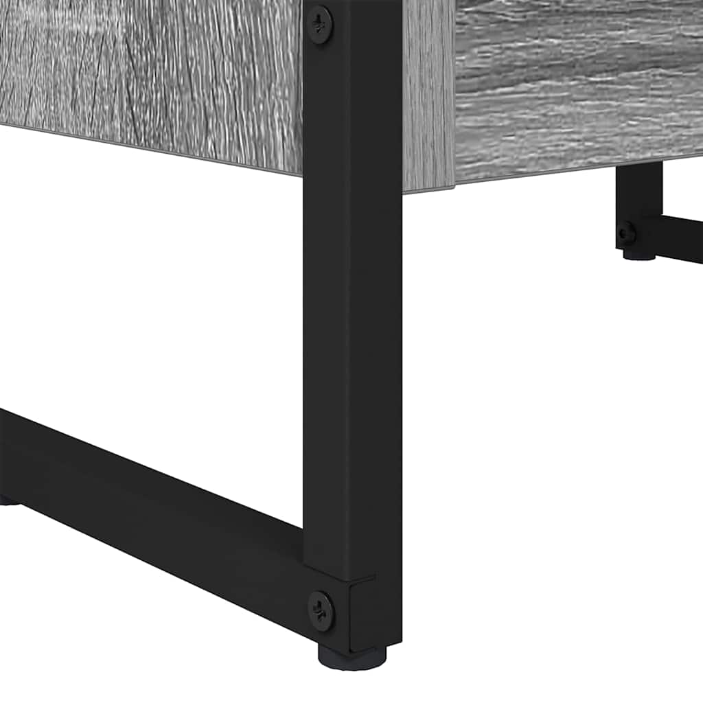 vidaXL Βιβλιοθήκη Γκρίζο Σονομα 80 x 30 x 155 εκ Επεξεργασμένο ξύλο