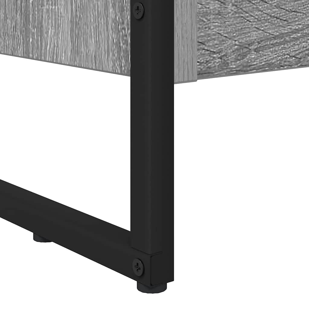 vidaXL Βιβλιοθήκη Γκρίζο Σονομα 80 x 30 x 155 εκ Επεξεργασμένο ξύλο