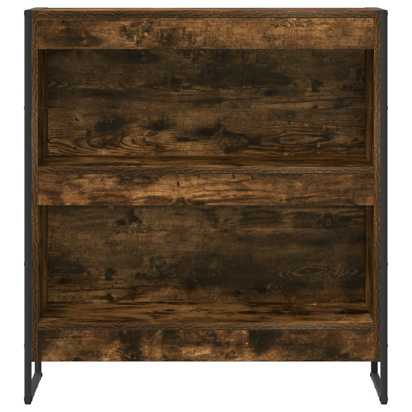 vidaXL Βιβλιοθήκη Καπνιστό Δρύς 80 x 30 x 155 εκ Επεξεργασμένο ξύλο