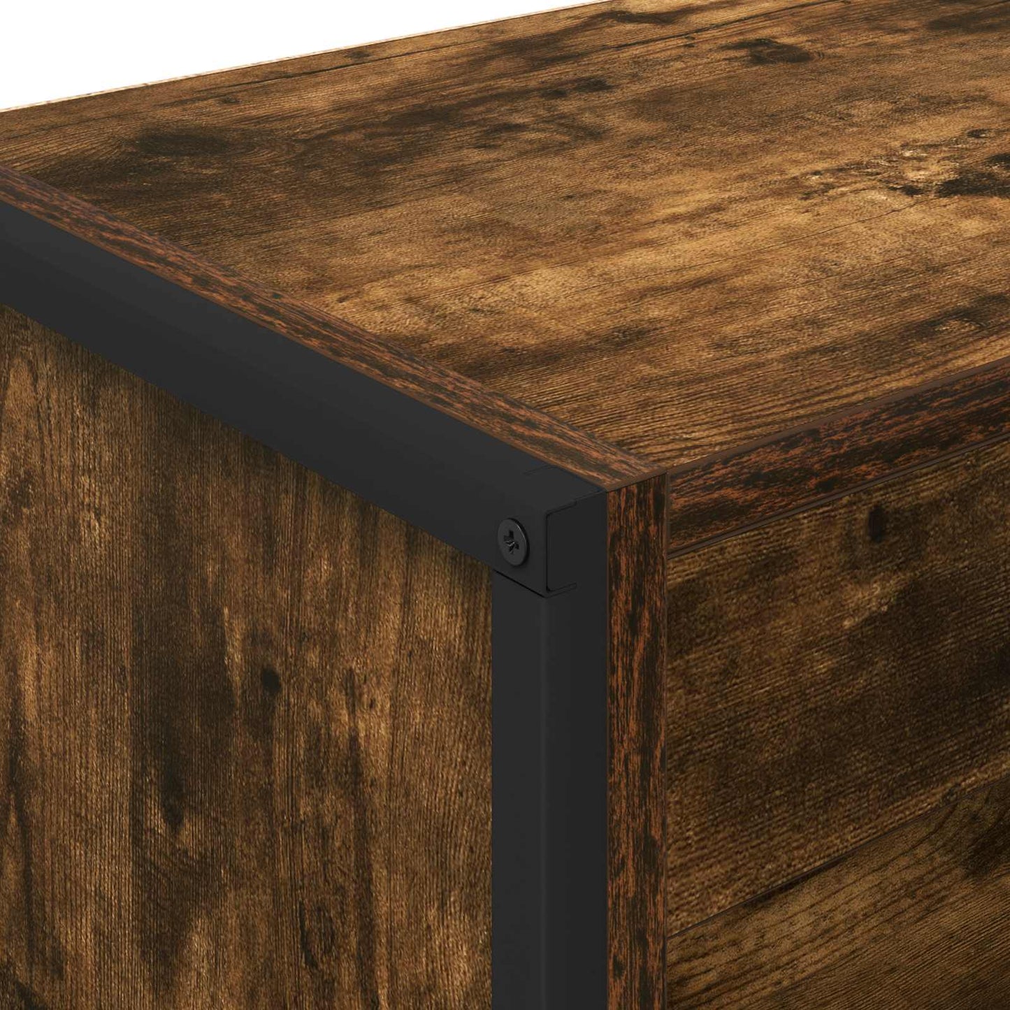 vidaXL Βιβλιοθήκη Καπνιστό Δρύς 80 x 30 x 155 εκ Επεξεργασμένο ξύλο