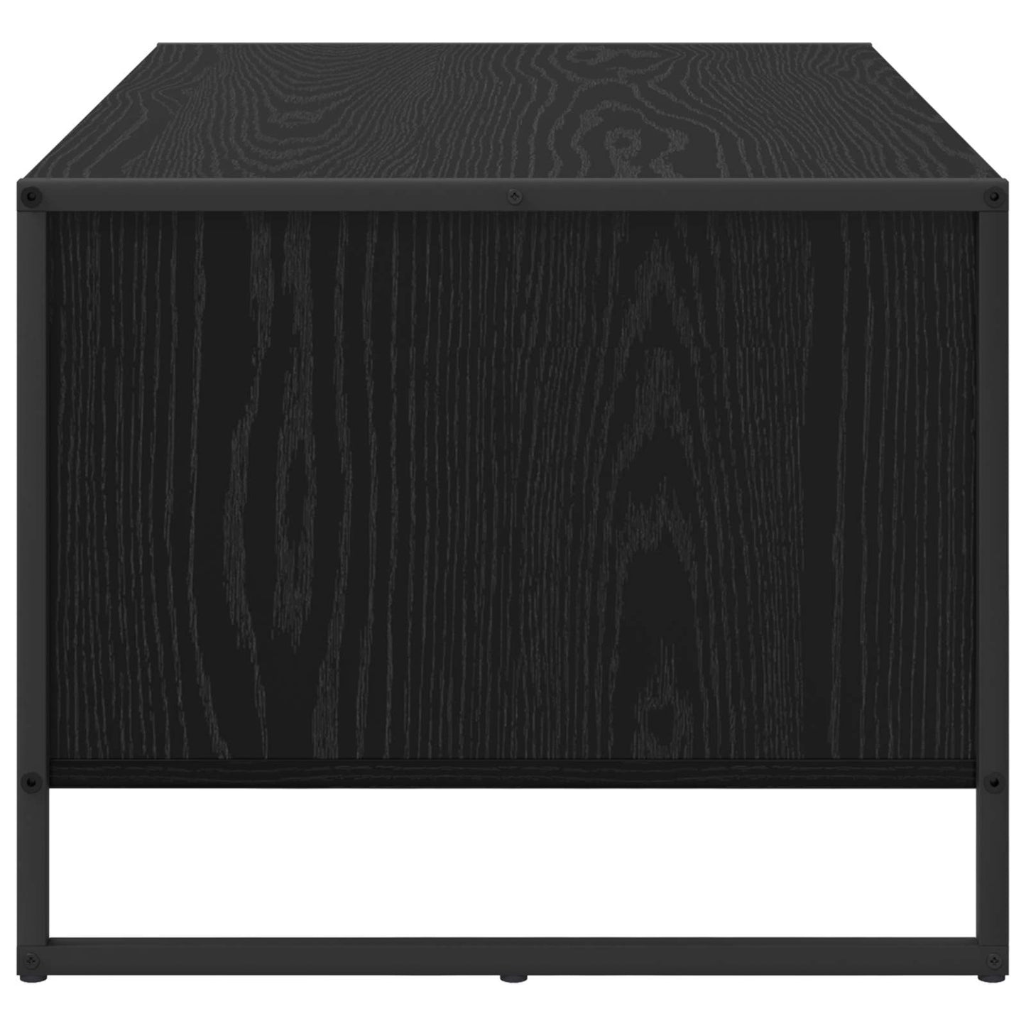 vidaXL Τραπεζάκι σαλονιού Μαύρη Οξυά 80 x 50 x 40 cm