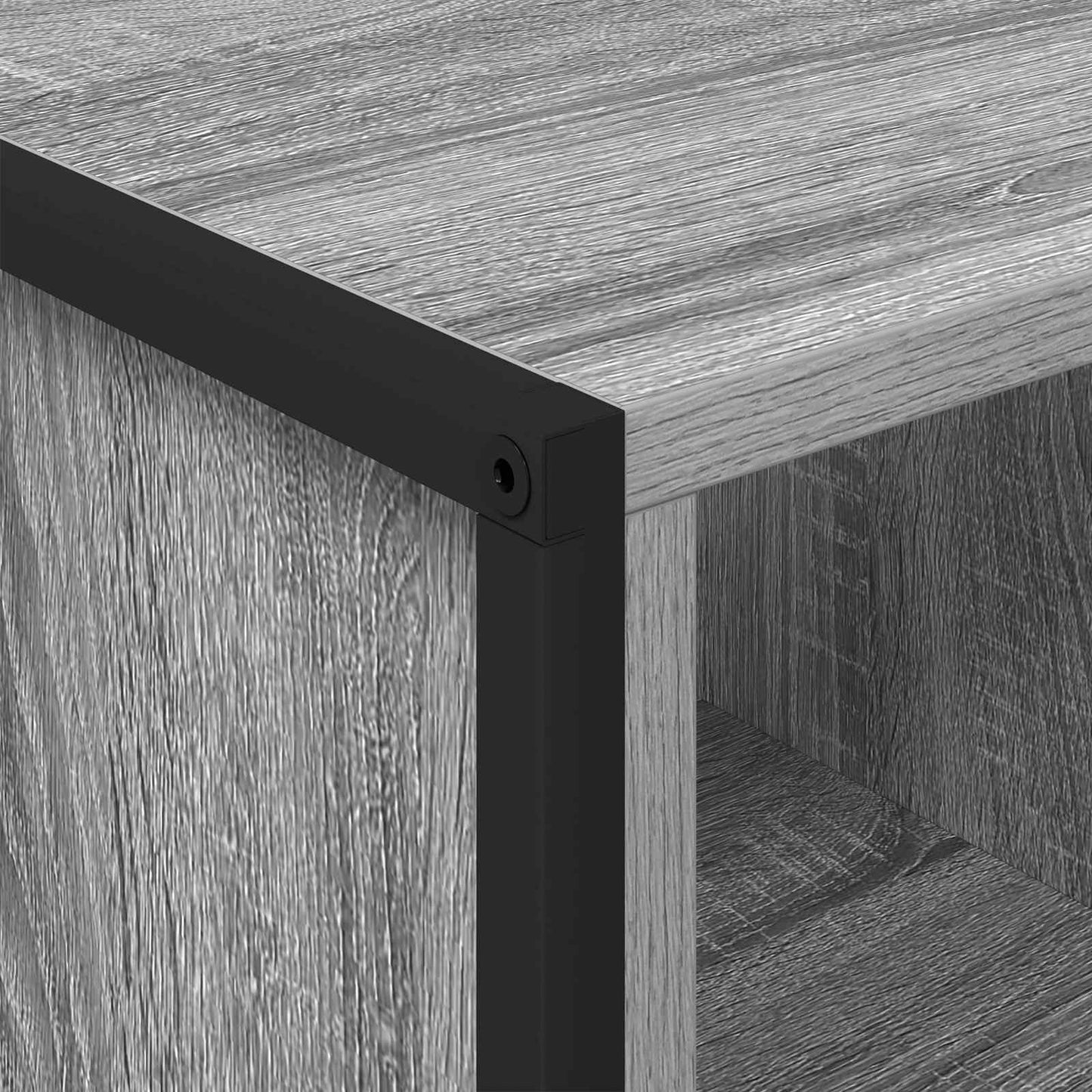 vidaXL Τραπεζάκι σαλονιού Γκρίζο Σονομα 80 x 50 x 40 cm