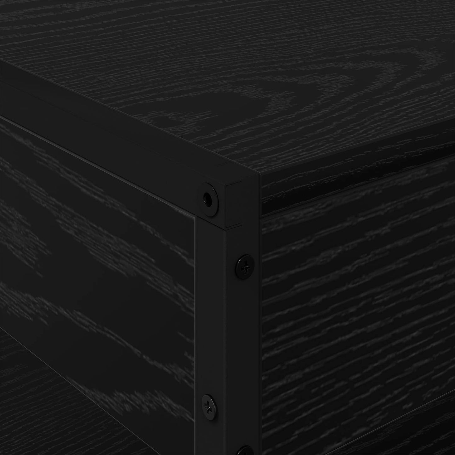 vidaXL Τραπεζάκι σαλονιού Μαύρη Οξυά 80 x 50 x 40 cm