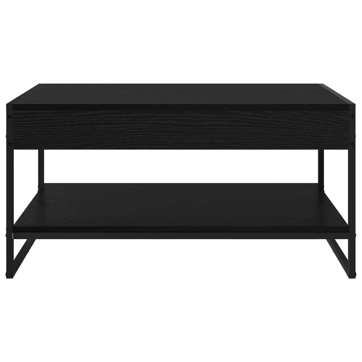 vidaXL Τραπεζάκι σαλονιού Μαύρη Οξυά 80 x 50 x 40 cm