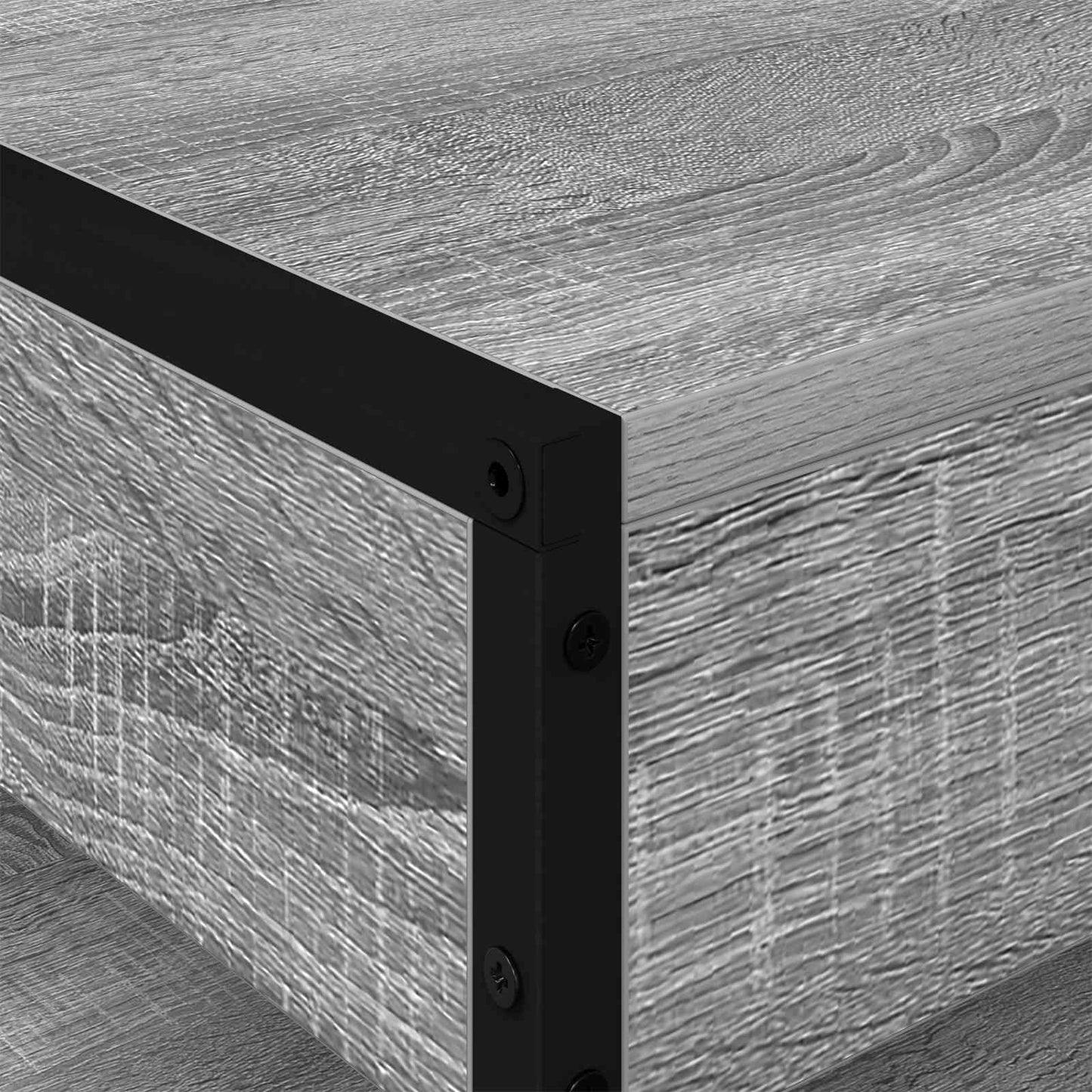 vidaXL Τραπεζάκι σαλονιού Γκρίζο Σονομα 80 x 50 x 40 cm
