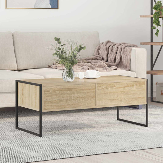 vidaXL Τραπεζάκι σαλονιού Σονόμα 100 x 46 x 40 εκ Επεξεργασμένο ξύλο