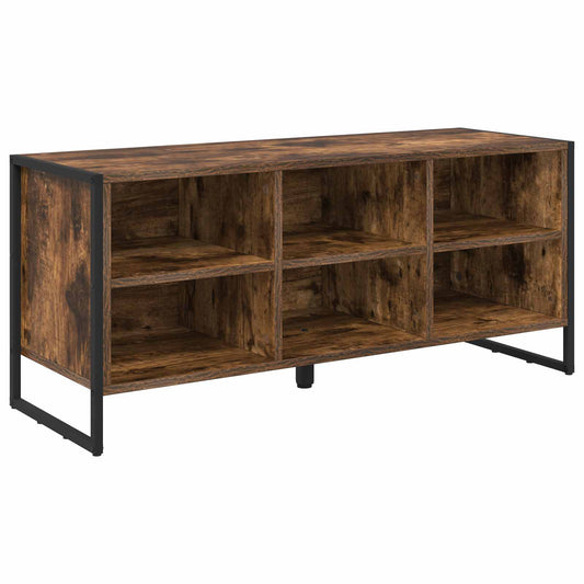 vidaXL Ντουλάπα Παπουτσιών Καπνιστό Δρύς 100 x 35 x 44 εκ.
