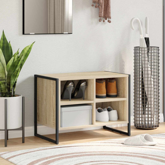 vidaXL Ντουλάπα Παπουτσιών Σονόμα 60 x 35 x 44 εκ. Επεξεργασμένο ξύλο