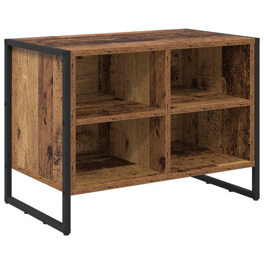 vidaXL Ντουλάπα Παπουτσιών με αποθήκευση Παλιό Ξύλο 60 x 35 x 44 εκ.