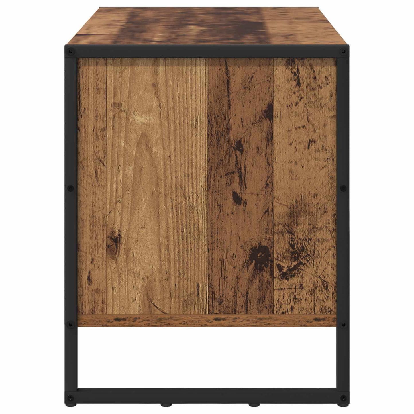 vidaXL Ντουλάπα Παπουτσιών με αποθήκευση Παλιό Ξύλο 60 x 35 x 44 εκ.