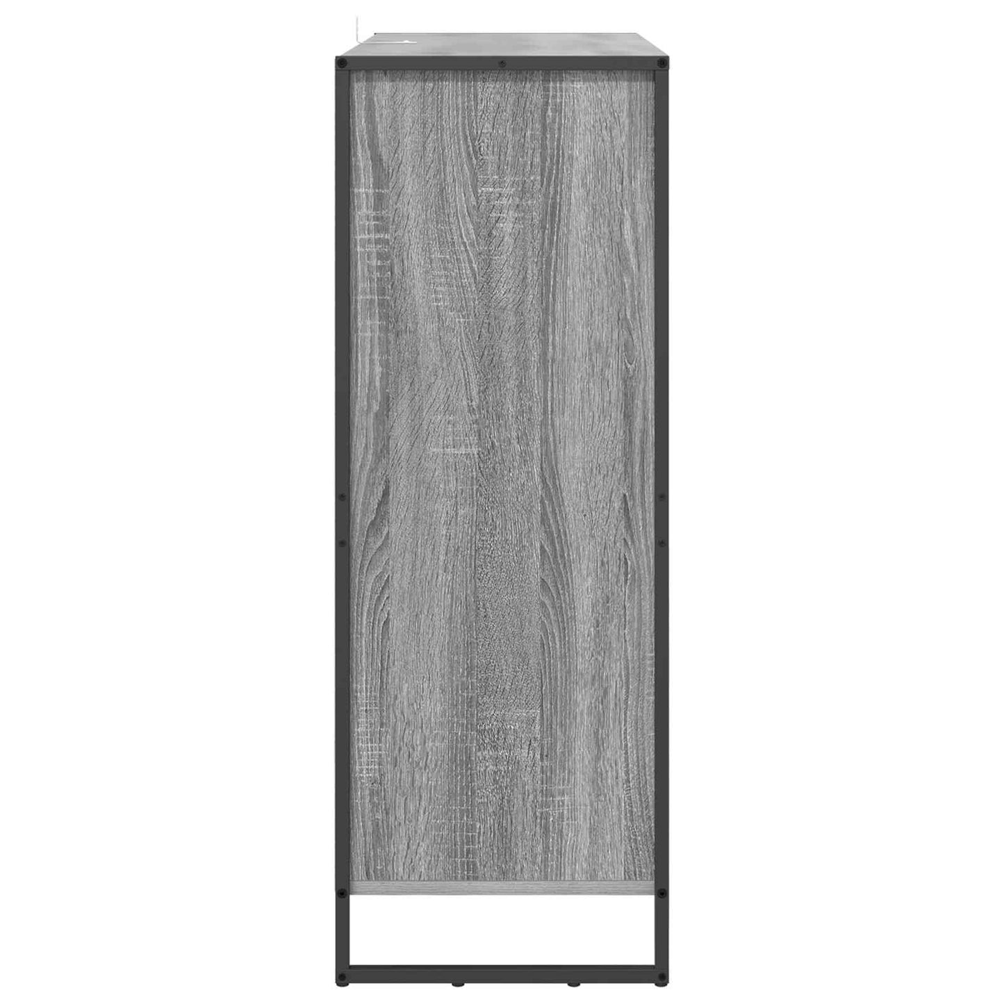 vidaXL Ντουλάπα Παπουτσιών με πόρτα Γκρίζο Σονομα 79 x 36 x 100 εκ.