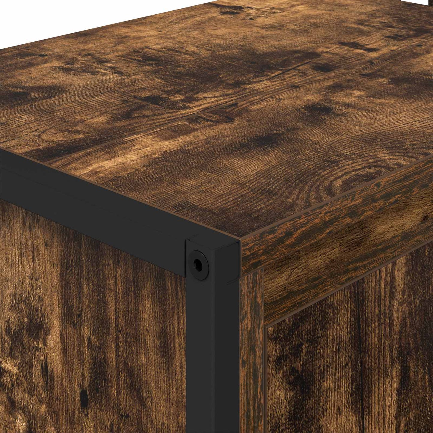 vidaXL Ντουλάπι Μπάνιου με αποθήκευση Καπνιστό Δρύς 90 x 30 x 60 cm