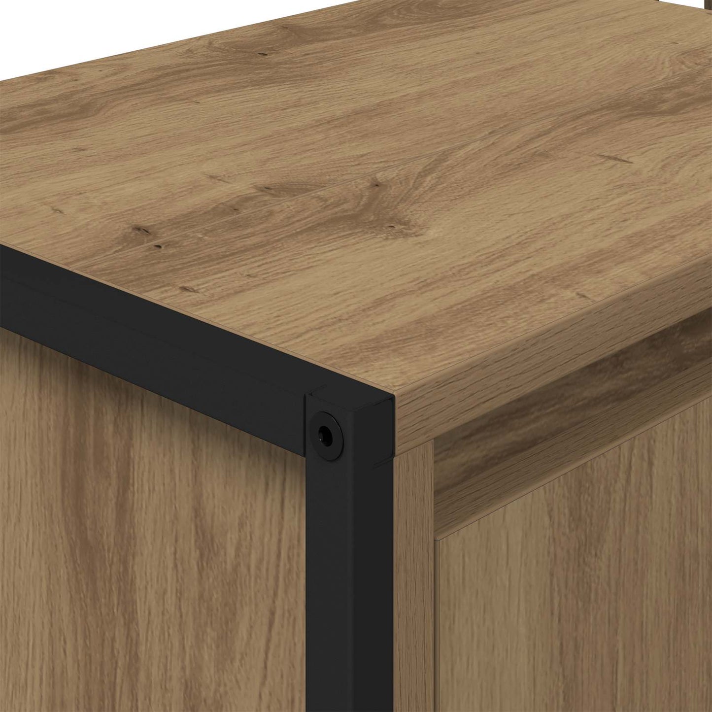 vidaXL Ντουλάπι Μπάνιου Καρυδιά Χειροποίητης Εργασίας 90 x 30 x 60 cm