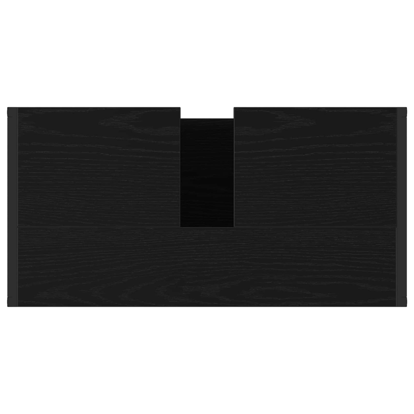 vidaXL Ντουλάπι Μπάνιου Μαύρη Οξυά 60 x 30 x 60 cm Επεξεργασμένο ξύλο