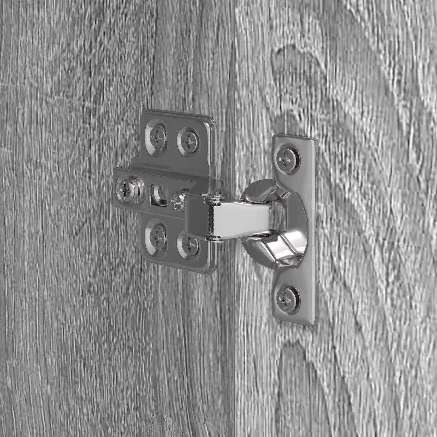 vidaXL Ντουλάπι Μπάνιου με συρτάρι Γκρίζο Σονομα 40 x 30 x 100 εκ