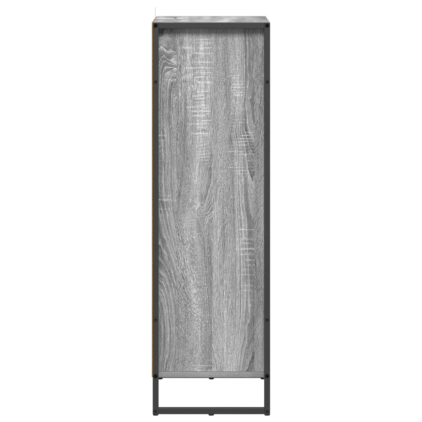 vidaXL Ντουλάπι Μπάνιου με συρτάρι Γκρίζο Σονομα 40 x 30 x 100 εκ