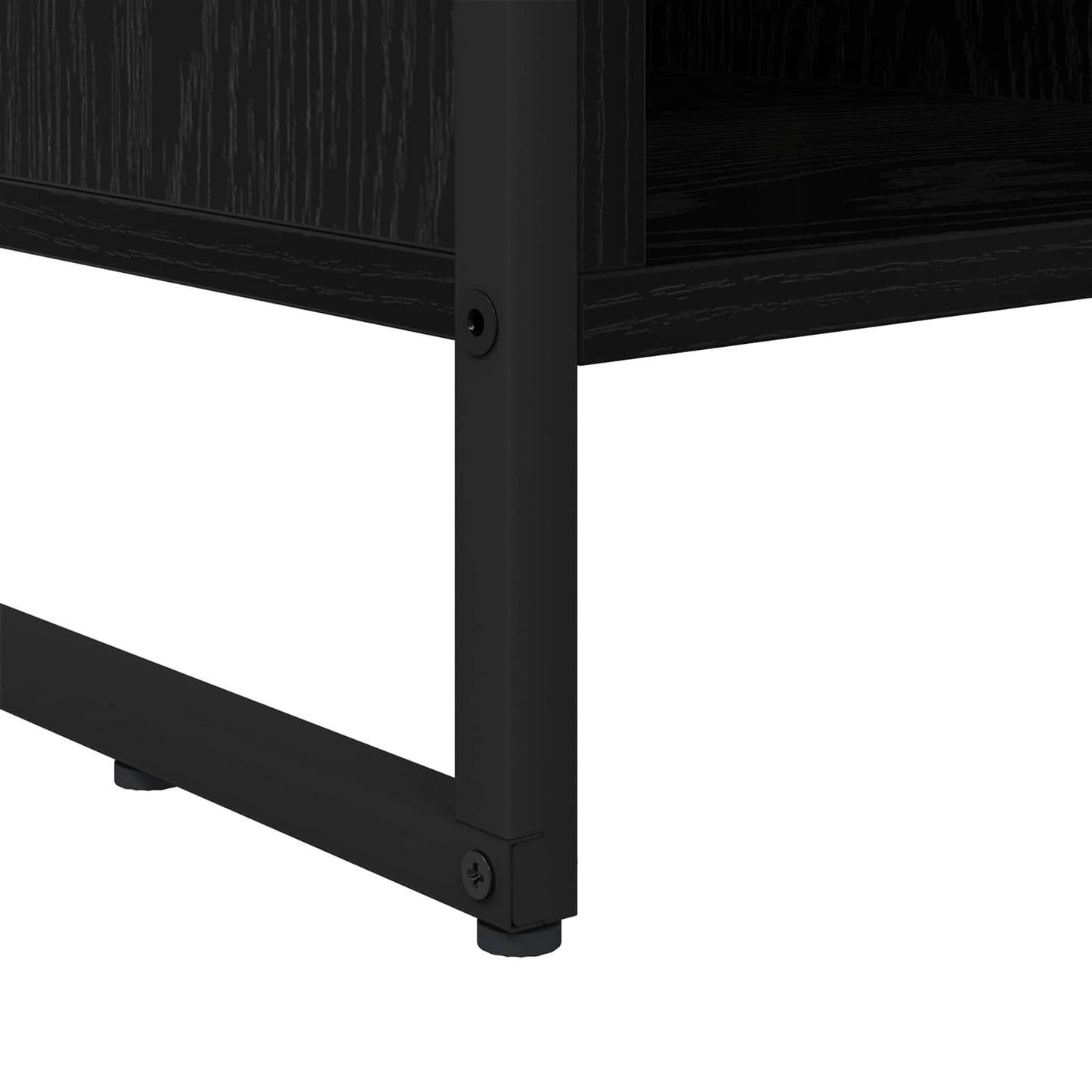 vidaXL Ντουλάπι TV Μαύρη Οξυά 100 x 36 x 49,5 εκ Επεξεργασμένο ξύλο