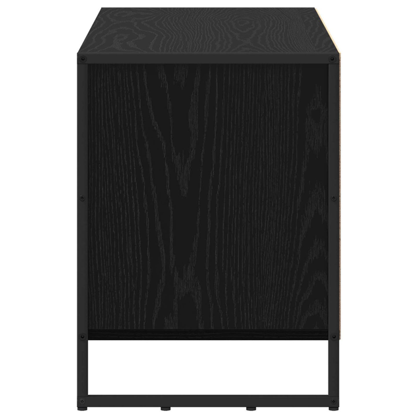 vidaXL Ντουλάπι TV Μαύρη Οξυά 100 x 36 x 49,5 εκ Επεξεργασμένο ξύλο