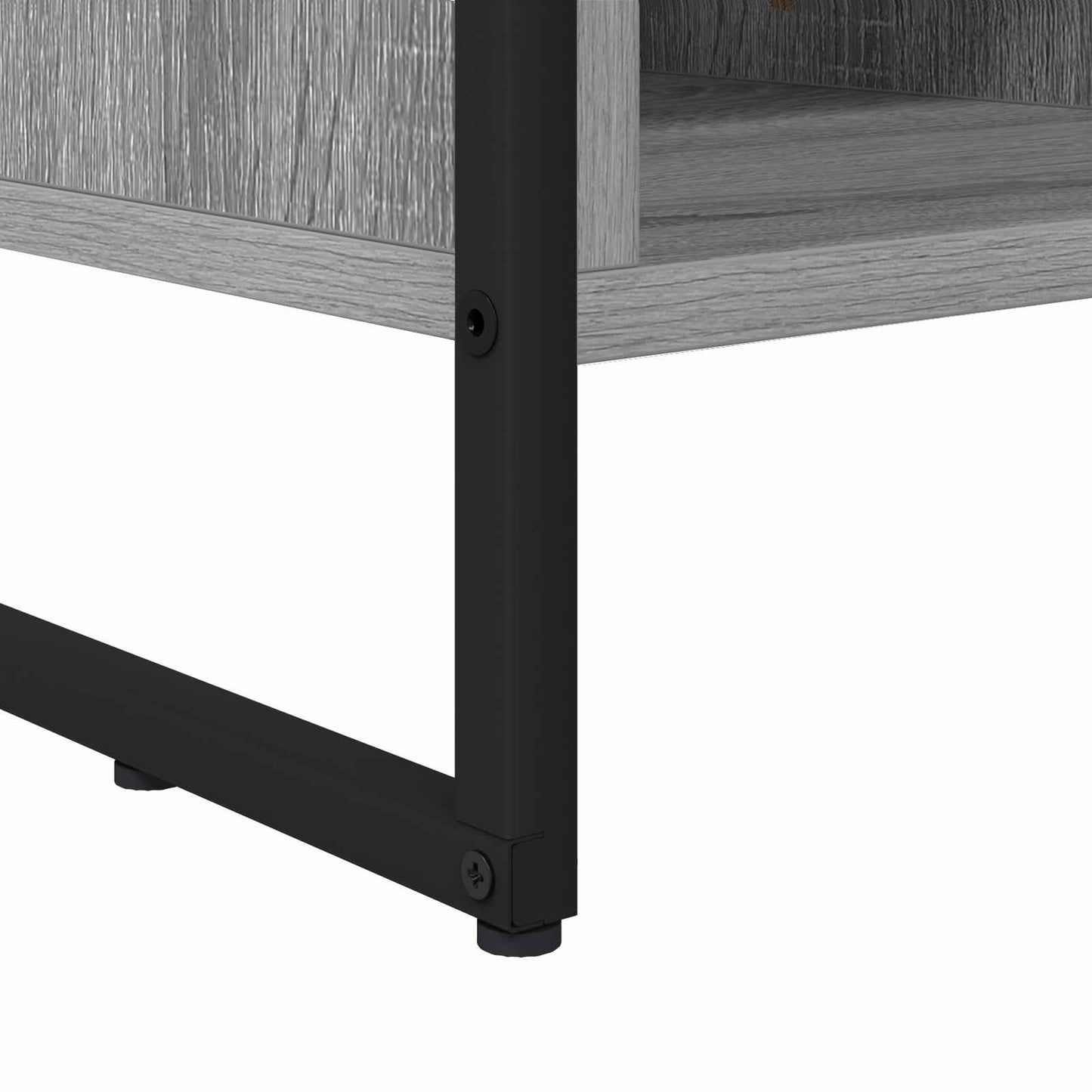 vidaXL Ντουλάπι TV Γκρίζο Σονομα 100 x 36 x 49,5 εκ Επεξεργασμένο ξύλο