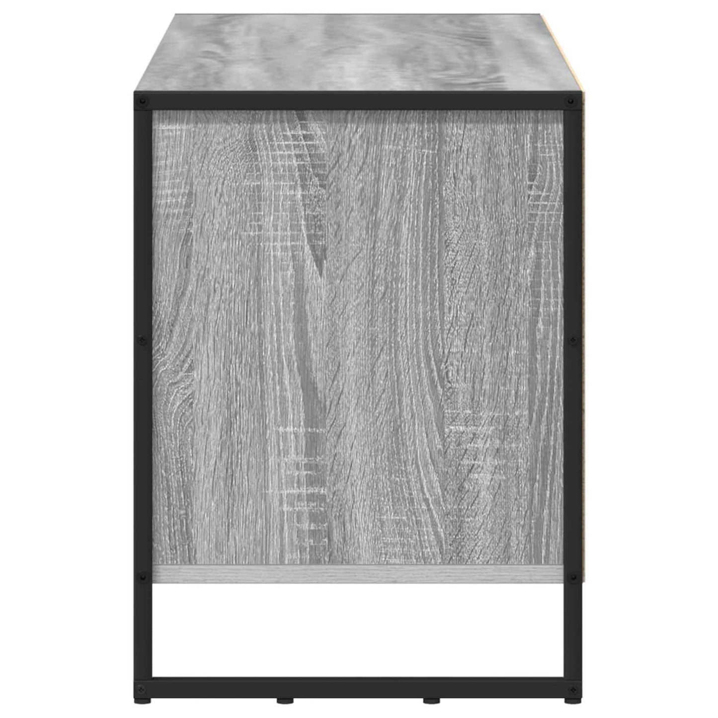 vidaXL Ντουλάπι TV Γκρίζο Σονομα 100 x 36 x 49,5 εκ Επεξεργασμένο ξύλο