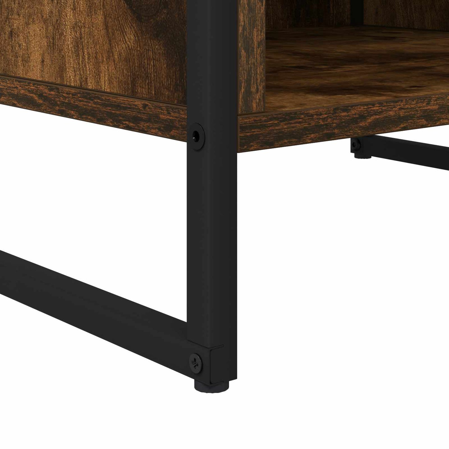 vidaXL Ντουλάπι TV Καπνιστό Δρύς 170.5 x 36 x 30.5 εκ