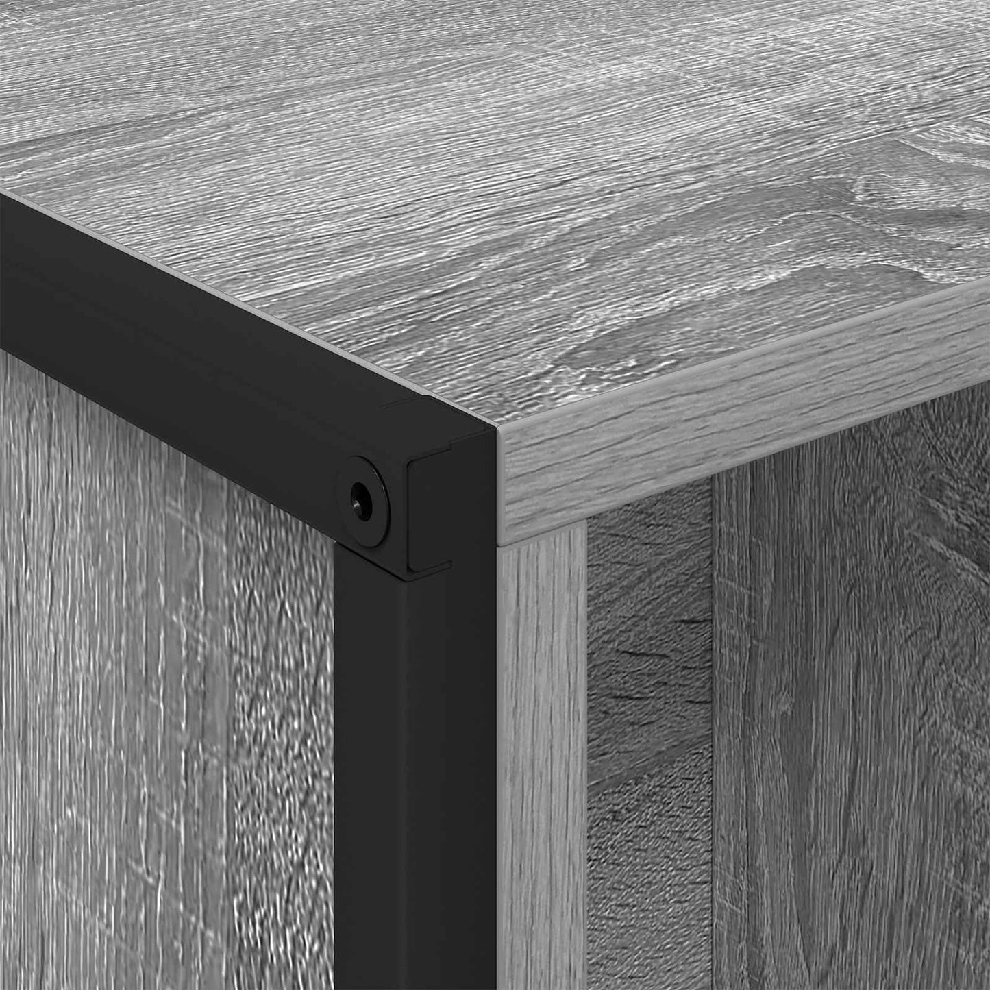 vidaXL Βιβλιοθήκη Γκρίζο Σονομα 99.5 x 30 x 108.5 εκ