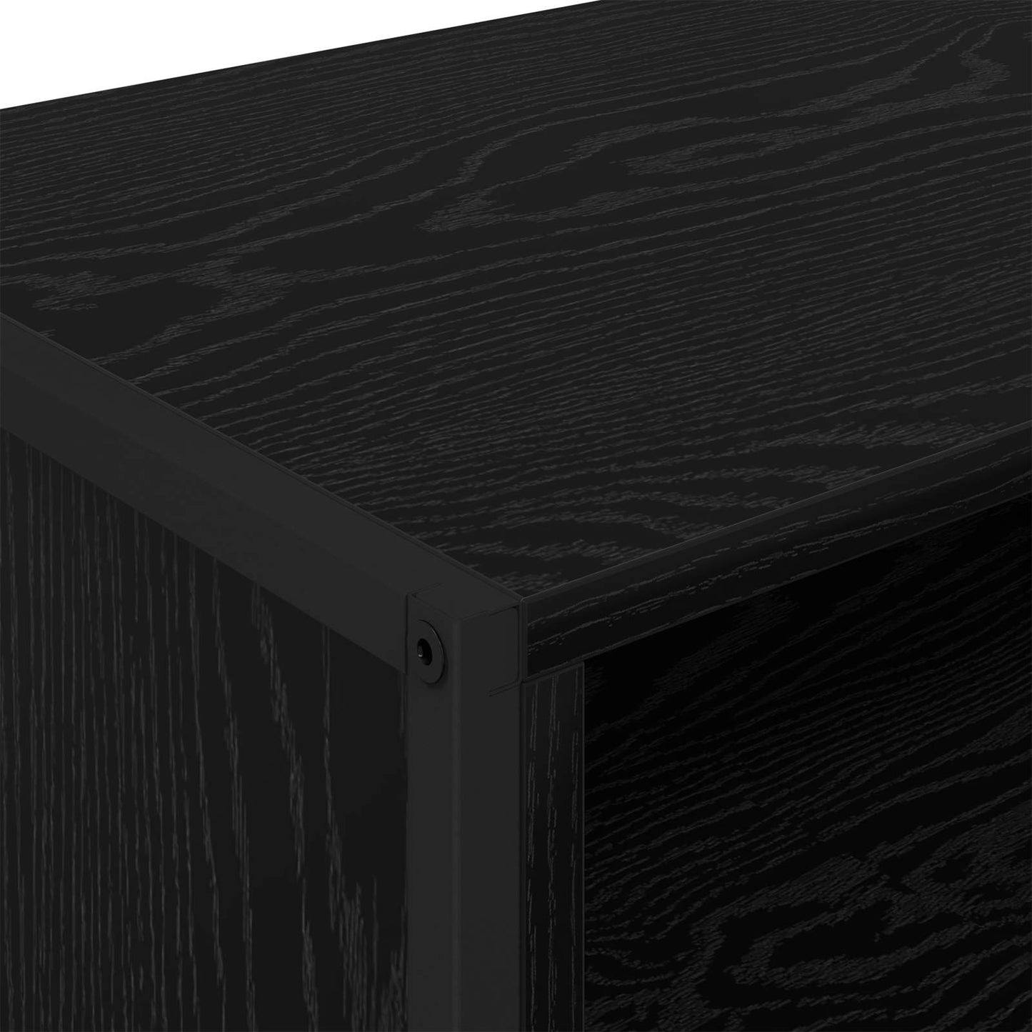 vidaXL Ντουλάπι TV Μαύρη Οξυά 100 x 36.5 x 30.5 εκ Επεξεργασμένο ξύλο