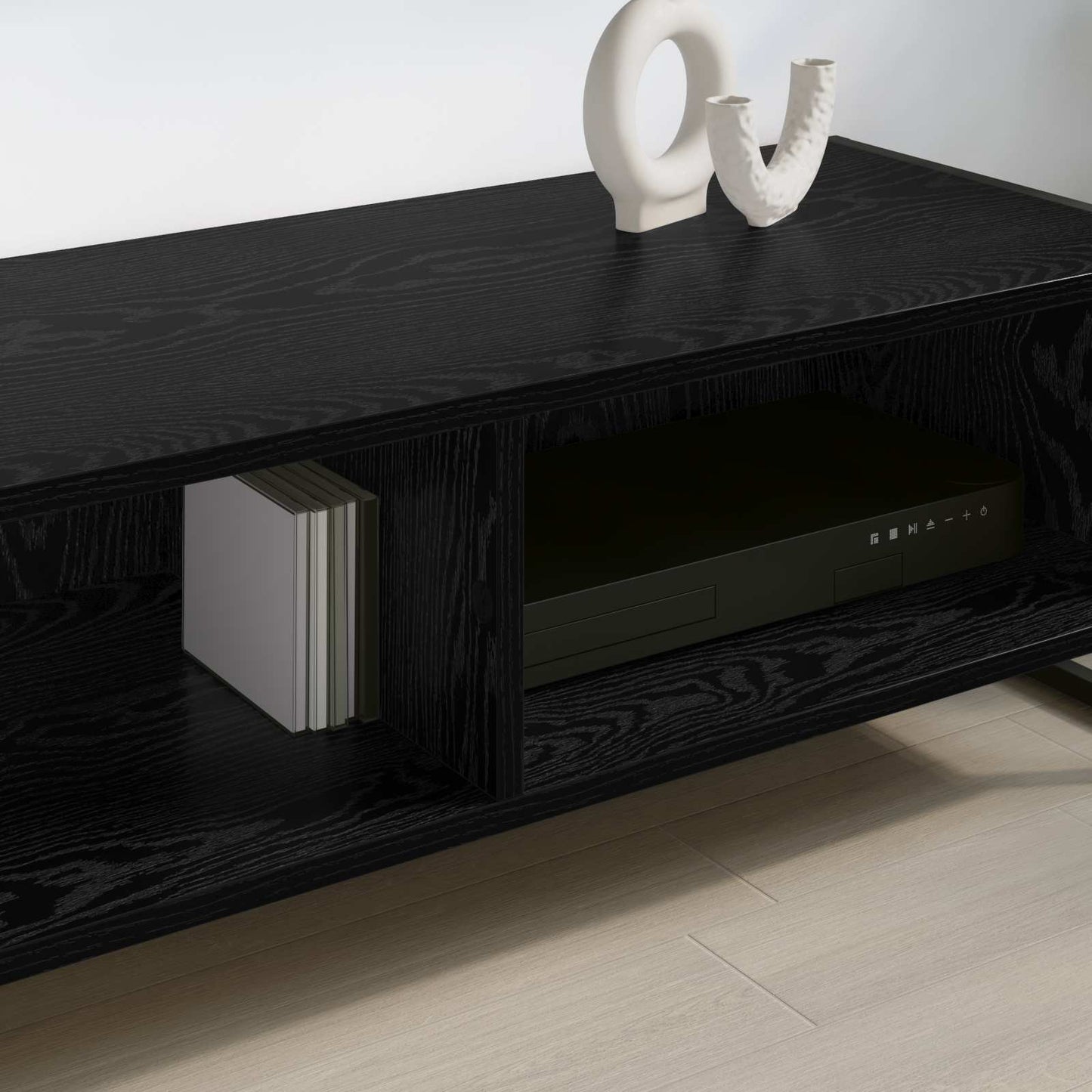 vidaXL Ντουλάπι TV Μαύρη Οξυά 100 x 36.5 x 30.5 εκ Επεξεργασμένο ξύλο