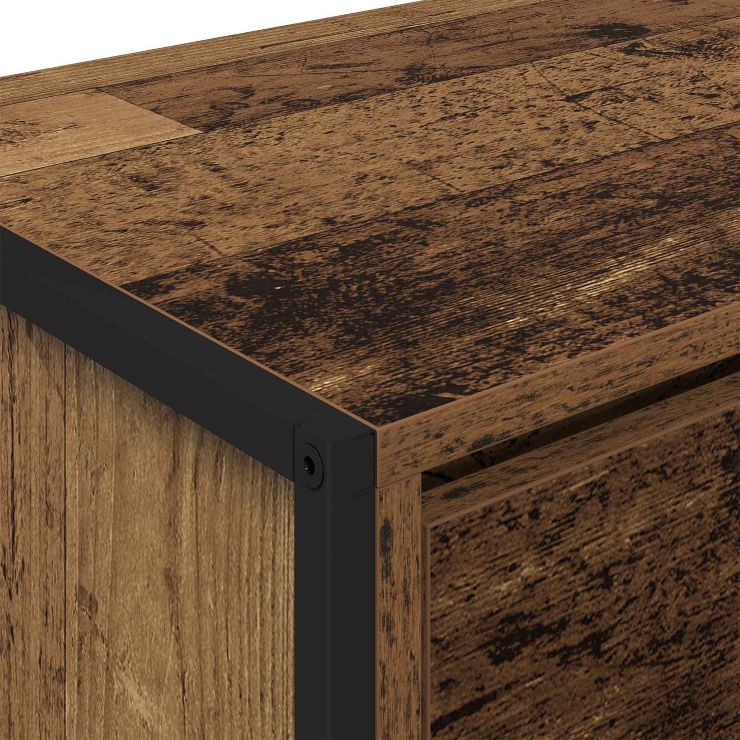 vidaXL Ντουλάπι TV Παλιό Ξύλο 100 x 36 x 49,5 εκ Επεξεργασμένο ξύλο